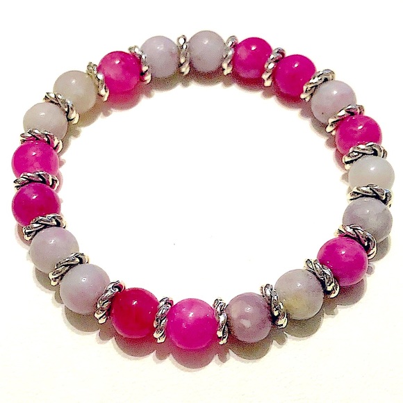 🌺 Beautiful Handmade Natural stone bracelet - Picture 3 of 6